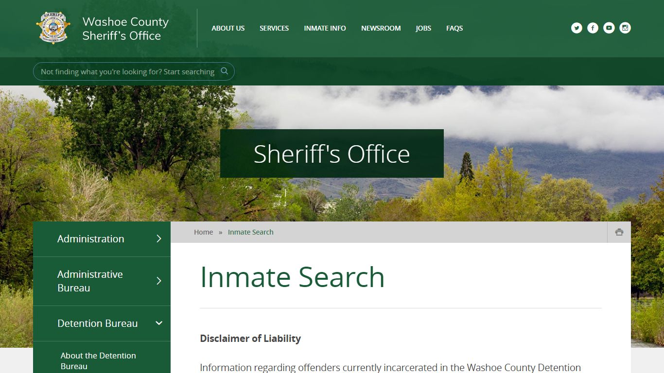 Inmate Search - washoesheriff.com