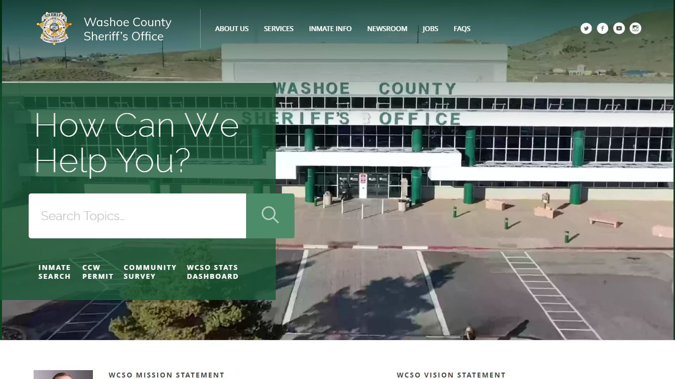 Records Section - washoesheriff.com